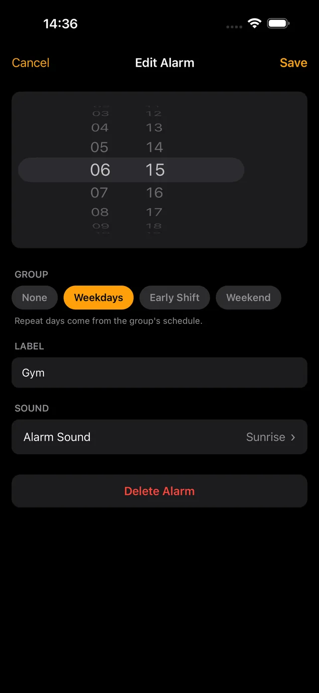Rota on iOS