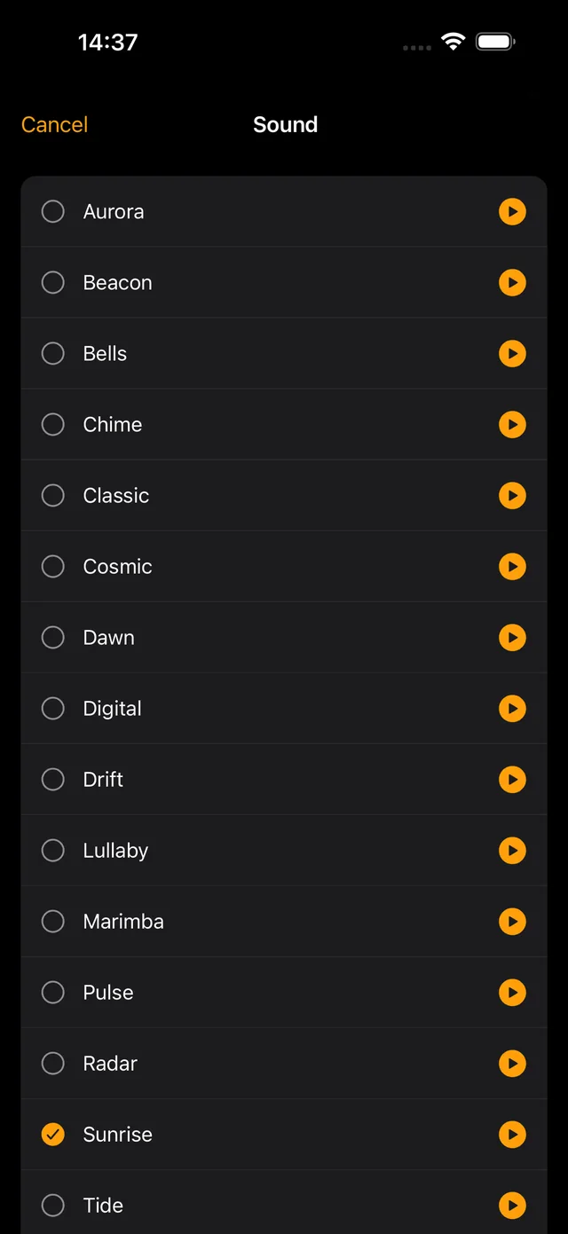 Rota on iOS